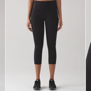 Lululemon Wunder Under Crop (Hi-Rise) *Full-On Luxtreme style W6AGZS